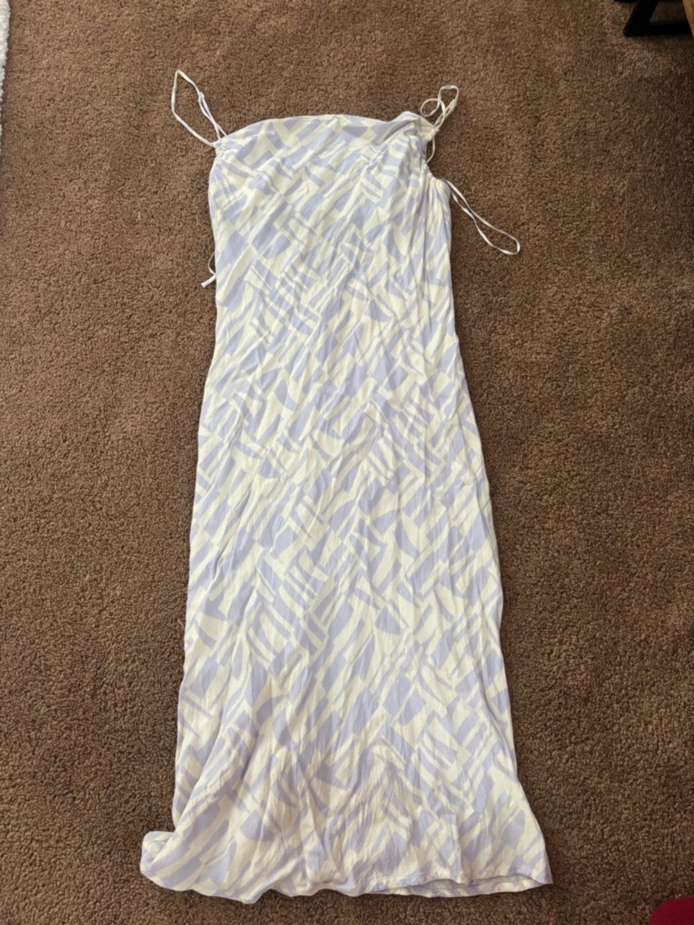 RVCA Pale lavender & White Slip Dress